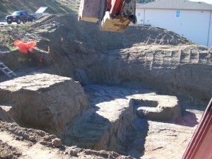 Excavating for Nordel Homes | McNeil Contracting | Nanaimo | Duncan | Cowichan Valley | Vancouver Island | BC